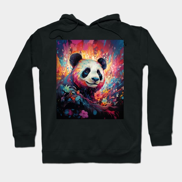 Panda Hoodie by Mick-J-art